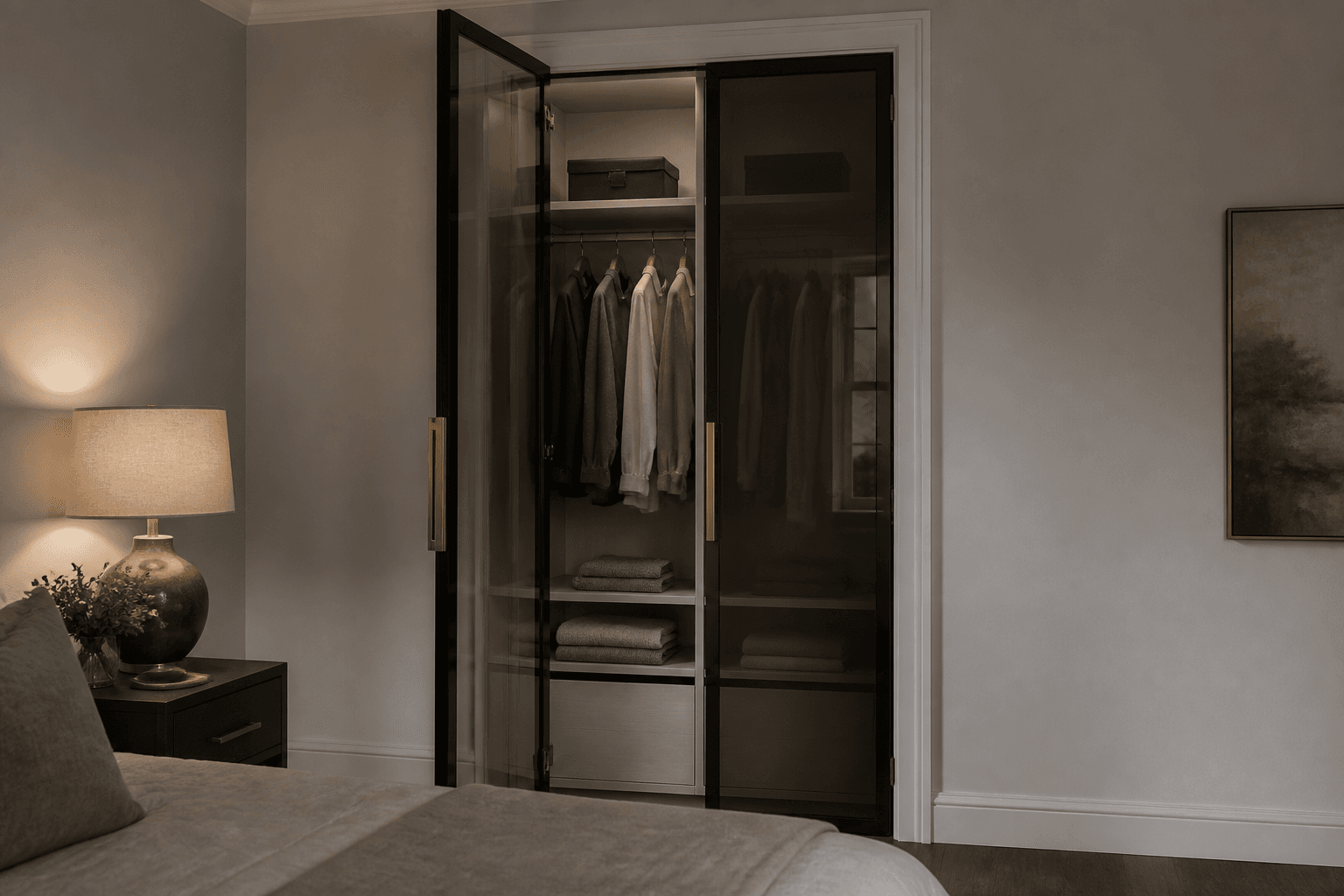 Half-open reach-in system — Reach-In Closet