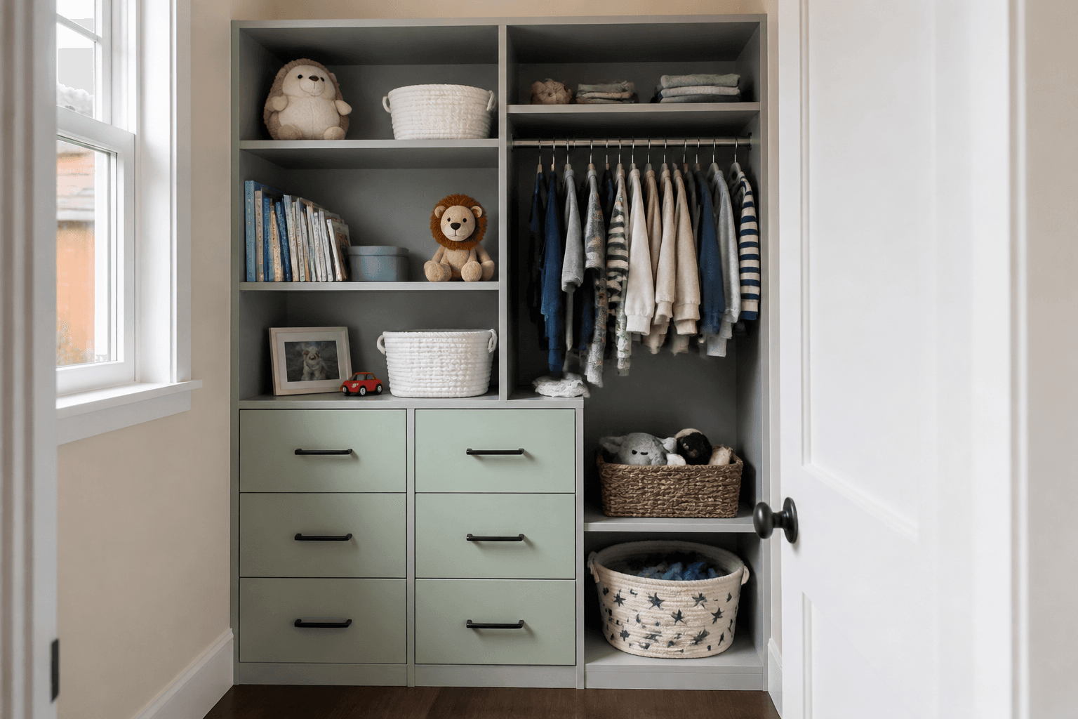 Seafoam kids closet — Kids Closet